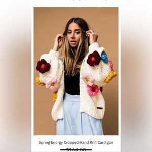 Chunky hand knit sweater from Dressed in Lala/SundayUp